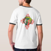 チリモンスターのヴィンテージの刺激を受けたな信号器のティー Tシャツ (裏面)