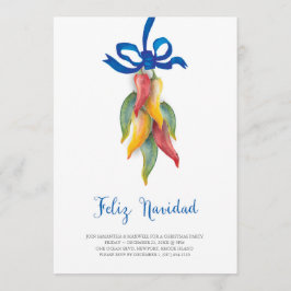 チリユニークペッパークリスマス招待状 招待状