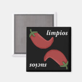 チリロジョキュート食洗機 マグネット (正面/裏面)