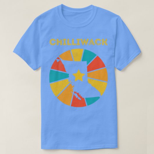 チリワックブリティッシュコロンビアカナダヴィンテージディストリクト Tシャツ (デザイン正面)