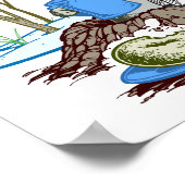 チリンおもしろいグのアウトグラウンドホッグ ポスター (角)