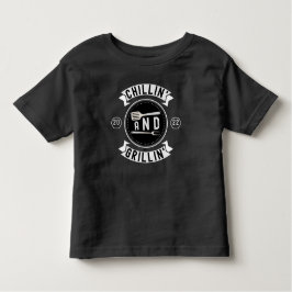 チリンとグリおもしろいリン屋外夏BBQ トドラーTシャツ