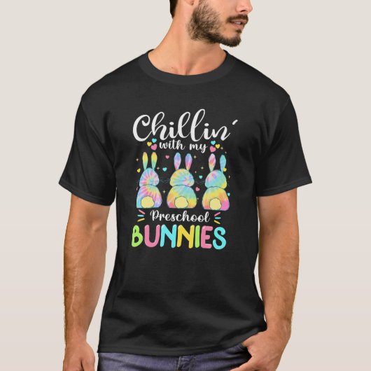 『チリンと私の幼稚園バニーウサギ復活祭』 Tシャツ (正面)