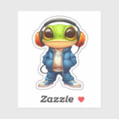 チリンのカエルのビニールのシール シール (シート)