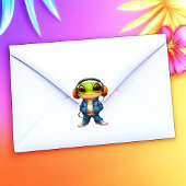 チリンのカエルのビニールのシール シール