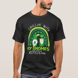チリンウィズ格言レインボーSPED先生クルーパー Tシャツ
