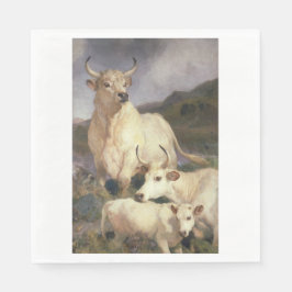 チリンガムの野牛（牛） スタンダードランチョンナプキン