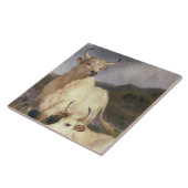 チリンガムの野牛（牛） タイル (側面)