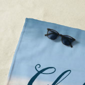 チリングアウトパームツリーズハンモックビーチ ビーチタオル (インサイチュ)