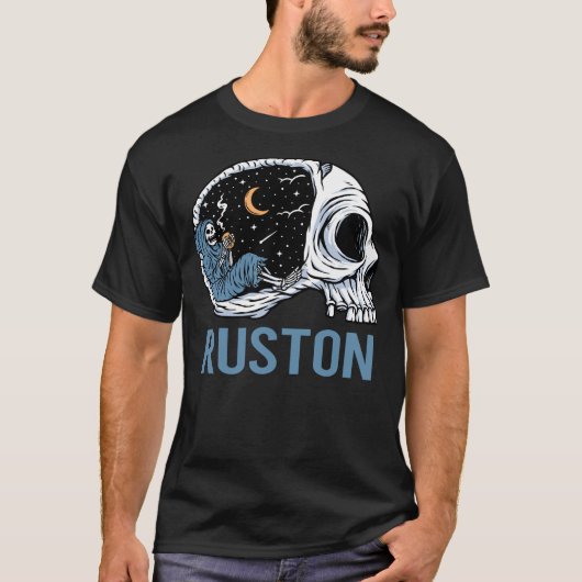チリングスケルトンラストン Tシャツ (正面)