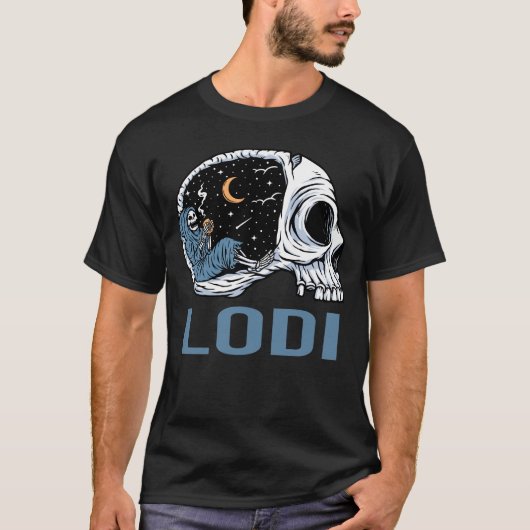 チリングスケルトン - ローディ Tシャツ (正面)