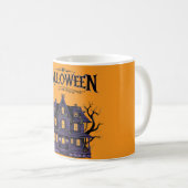 チリングハ幽霊のよく出るウスマグデザインズフォーハロウィーン コーヒーマグカップ (正面右)