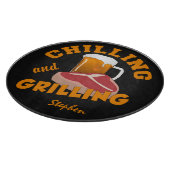 チリング&グリル名前をカスタムするの切断ボード カッティングボード (角)