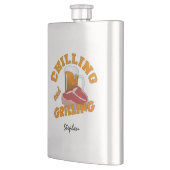 チリング&グリル名前をカスタムするフラスコ フラスク (左)