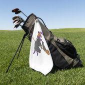 チリンハロウィーン ゴルフタオル (グリーン)