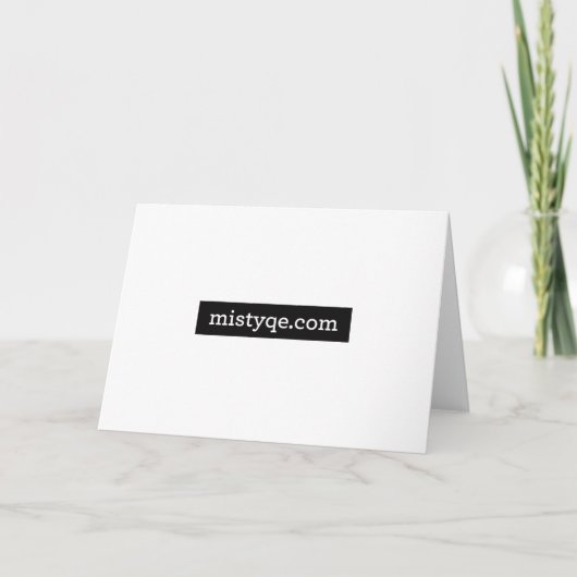 チリンフールスクリスマスホリディグリーティングカード シーズンカード (裏面)