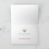 チリンフールスクリスマスホリディグリーティングカード シーズンカード (内部)