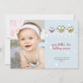 チリンフールズフォトホリデーカード シーズンカード (正面)