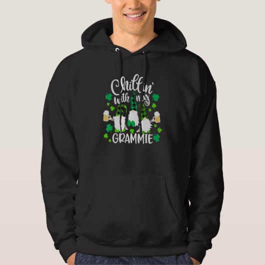 チリンマイグラミーとSt patricks day格言ガル パーカ (正面)