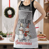 チリンマイスノーミーズカスタムホリデイ エプロン