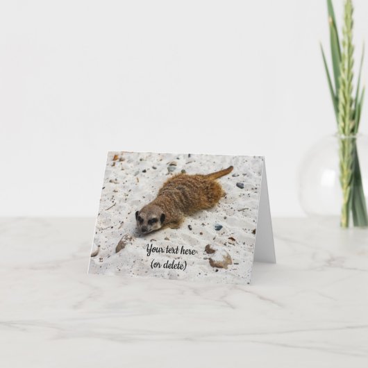 チリンメルカート折りグリーティングカード カード (正面)