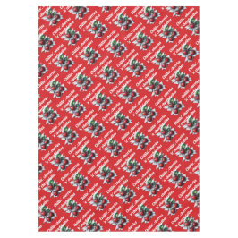 チリン、さくらんぼ'n'陽気な雰囲気モダン赤 テーブルクロス