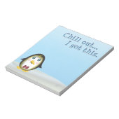 チリン・ペンギン – 落ち着いて得くれ。 ノートパッド (回転)