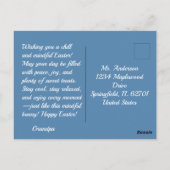 チリン、気さくな復活祭のような ポストカード (裏面)