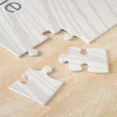 チリヴィンテージイースター島国旗とアルパカ ジグソーパズル (側面)