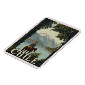 チリヴィンテージ旅行 | アンデス山 マグネット (左側)