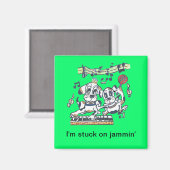 チリードッグザ踊りビーグル マグネット (正面/裏面)