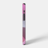 チリーピンクピラミッド抽象柄 Case-Mate iPh iPhoneケース (左側面)