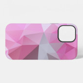 チリーピンクピラミッド抽象柄 Case-Mate iPh iPhoneケース (裏面横)