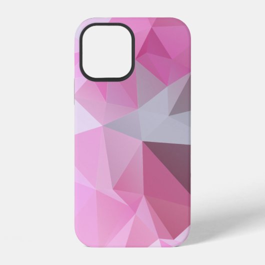 チリーピンクピラミッド抽象柄 Case-Mate iPh iPhoneケース (裏面)