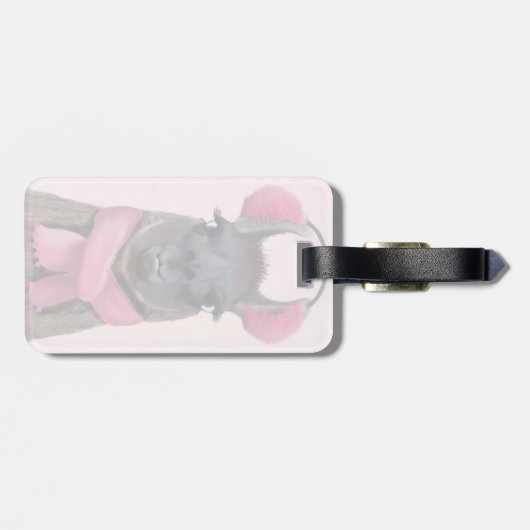 チリーラマピンク ラゲッジタグ (裏面横)