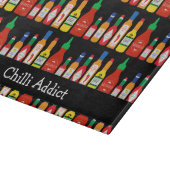 チリ中毒性スパイシーな食べ物愛好家パターン(の模様が)ある カッティングボード (角)