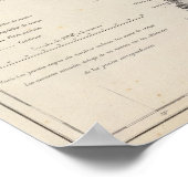 チリ共和国の地図1 ポスター (角)