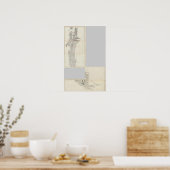 チリ共和国の地図915 ポスター (キッチン)