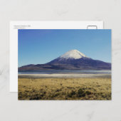 チリ北部の火山 ポストカード (正面/裏面)