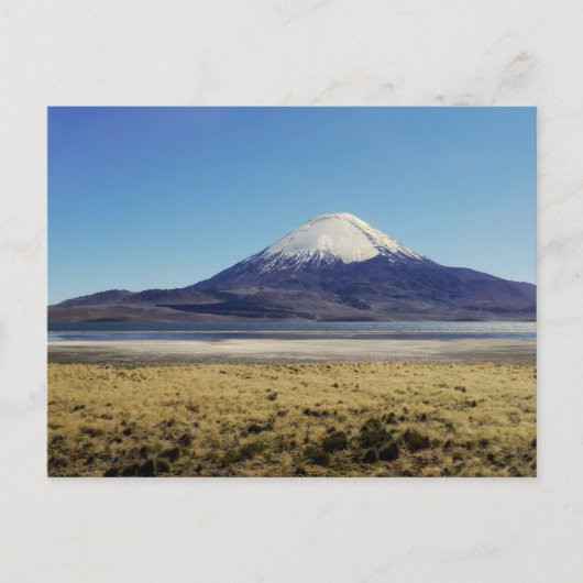 チリ北部の火山 ポストカード (正面)