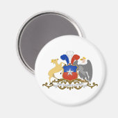 チリ国営の紋章の紋章 マグネット (正面/裏面)