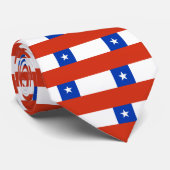 チリ国旗とネクタイ ネクタイ (ロール)