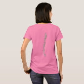 チリ国旗と地図dk Tシャツ (裏面フル)