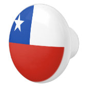チリ国旗のセラミックノブ セラミックノブ (右)