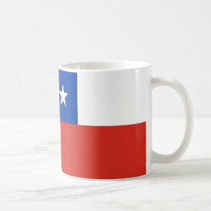 チリ国旗のセラミックマグカップ コーヒーマグカップ