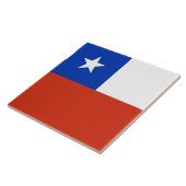 チリ国旗のタイル タイル (側面)