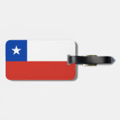 チリ国旗のラゲッジタグ ラゲッジタグ (裏面横)