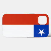 チリ国旗の愛国的なApple Case-Mate iPhoneケース (裏面 (横))