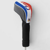 チリ国旗の華やかな愛国心 ゴルフヘッドカバー (アングル)