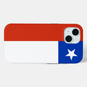 チリ国旗のApple iPhone 15 Case-Mate iPhoneケース (裏面 (横))